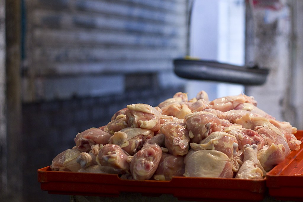 Fresh halal chicken at Helal Freshmeat & Supermarket