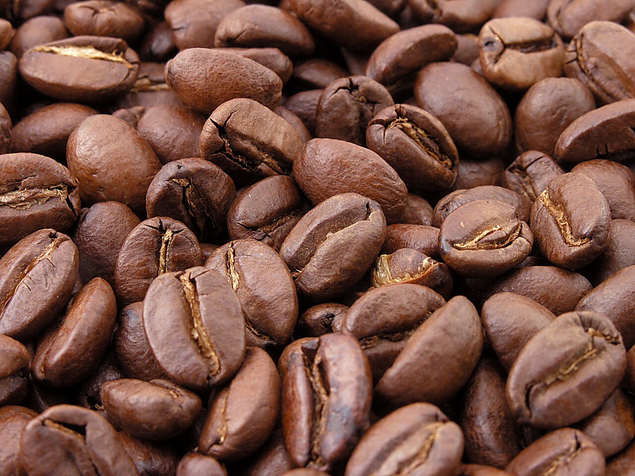 Freshly roasted Ethiopian coffee beans sold at Helal Freshmeat & Supermarket